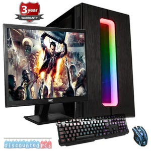 AMD Ryzen 5 5500 NVMe Gaming Bundle PC RTX 3060 12gb 27'' Screen B550 up775 - Picture 1 of 11