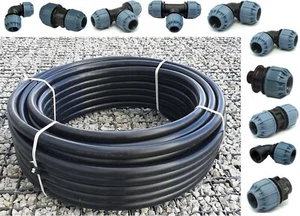 PE Rohr Verlegerohr  Wasserleitung 25mm 25m 50m 75 100m  Brauchwasser Wasser PN6 - Bild 1 von 16