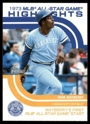 John Mayberry #ASGH-12 2022  Topps Heritage 1973 MLB ASG Highlights Royals Foto 1 de 2