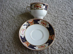 TAZA Y PLATILLO IMARI DE COLECCIÓN/COLCLOUGH CHINA/INGLATERRA - Imagen 1 de 6