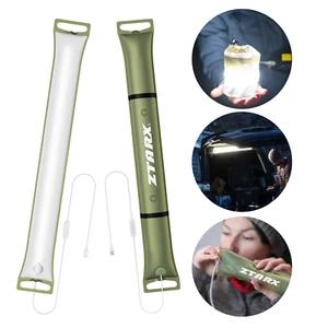 Inflatable LED Tube Camping Light with USB Corded Plug-in Foldable 3 Lighting - Bild 1 von 18