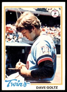1978 Topps Dave Goltz Baseball Cards #249