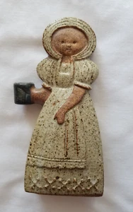 Alfred Knobler Minimalistic Art Pottery Figure with Mug Mini Candle Holder Japan - Picture 1 of 3