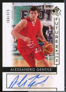 Alessandro Gentile AU/475 Rookie Card 2014-15 SP Authentic #84  - Picture 1 of 2
