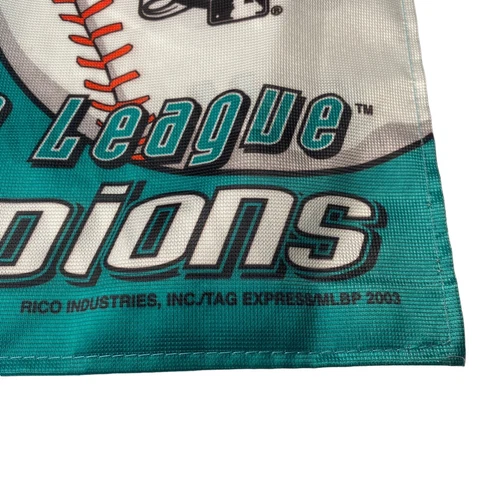 MLB Florida Marlins World Series Champions 2003 Double Sided Car Window Flag Cover