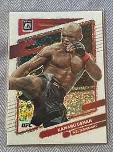 2022 Panini Optic KAMARU USMAN White Sparkle Prizm SP “THE NIGERIAN NIGHTMARE" - Picture 1 of 3