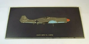 WW2 German Focke Wulf TA 152V20 WALL PLAQUE-SIGN-PICTURE War Fighter Plane - Picture 1 of 4