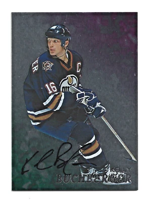Kelly Buchberger AUTOGRAPH Silver 1998-99 In the Game Be A Player AUTO Hockey - Image 1 of 2