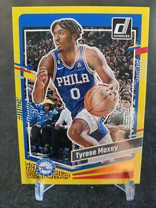 2023-24 Donruss 🏀 Tyrese Maxey #152 🟡Yellow Flood🟡 - Bild 1 von 2