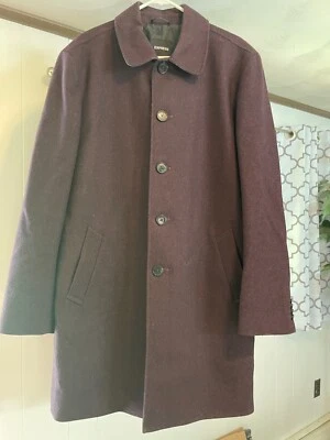 GRAN Abrigo/Abrigo Express Hombre - Borgoña Profundo - Talla Grande Foto 1 de 4