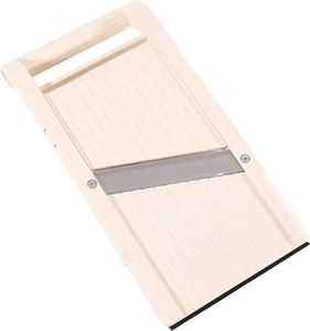 Mandoline Jumbo Slicer Japanese Stainless Steel Blade Beige - Picture 1 of 12