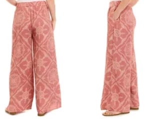 New XL Boho Wide Leg Palazzo Pants w/ Pockets NWT Ret$54.50 - Picture 1 of 4