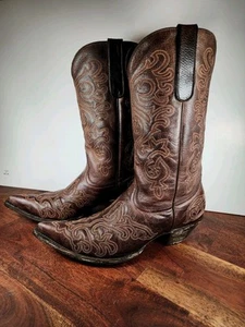 Stivali Yippee Ki-Yay Old Gringo donna western cowgirl ricamati ottime condizioni - Foto 1 di 18