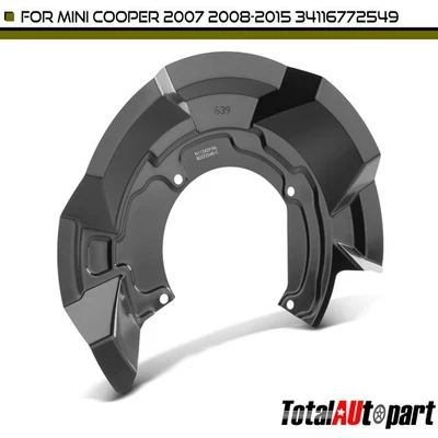 Protector antipolvo freno delantero izquierdo lado conductor para Mini Cooper 2007-2015 34116772549 Foto 1 de 4