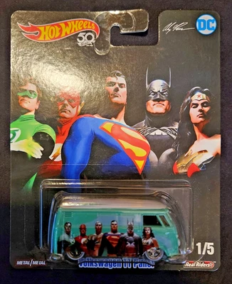 HOT WHEELS - PANEL VOLKSWAGEN T1 - DC - PILOTOS REALES - METAL - 1 DE 5 - MATTEL Foto 1 de 4