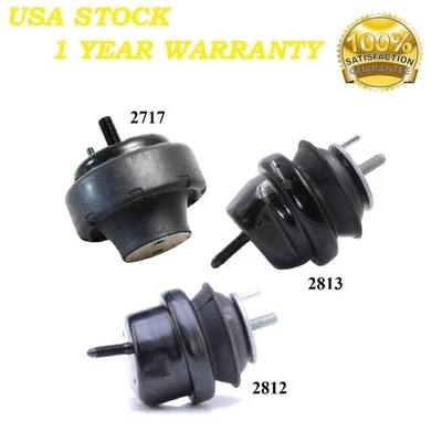 3 PCS Motor & Trans. Mount Fit 1989-1995 Mercury Sable 3.8L - Image 1 of 4