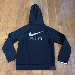 Neu mit Etikett Unisex Kinder Nike Air Hoodie schwarz weiß DQ9108-010 Größe M $ 75 - Bild 1 von 11