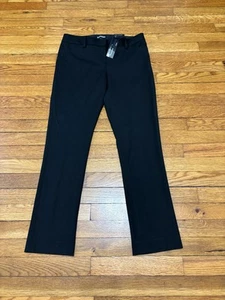 Express Womens Columnist Dress Pants Womens Size 4S Petite Black Slim Fit NWT - Picture 1 of 8