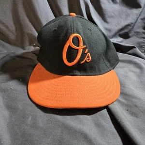 Baltimore Orioles Hat Cap New Era Size 7 1/2 Fitted Black On Field 59Fifty - Picture 1 of 6