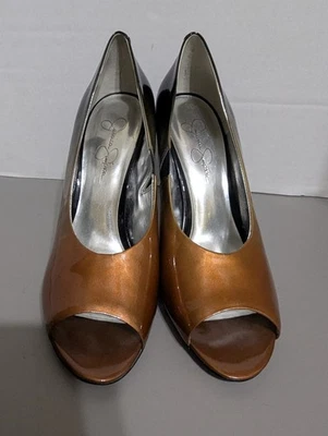 Zapatos de tacón Jessica Simpson para mujer talla 9,5B peep toe Foto 1 de 4