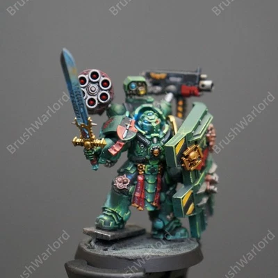 Warhammer 40K Manos de Hierro Gran Maestro Voldus Lote Juegos Pintados Taller Ejército Foto 1 de 4