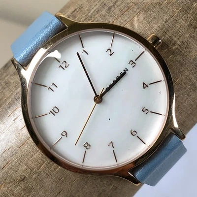 Reloj Skagen Anita Mujer SKW2703 Vestido Cuero Cuarzo Analógico 36mm 6 3/4" Foto 1 de 4