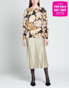 RRP €165 HAVEONE Attrice Top Size M Floral Long Sleeve Made in Italy - Picture 1 of 4