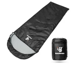 Premium Waterproof Camping Hiking Envelope Sleeping Bag - Picture 1 of 7