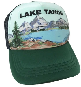 Lake Tahoe Snapback Trucker Hat Cap One Size Fits All - Picture 1 of 4