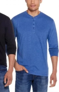 WP Wetterfestes Langarmshirt Herren Gr. L blau Henley Pullover  - Bild 1 von 4