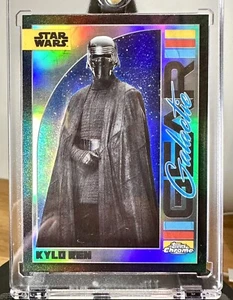 2024 Topps Chrome Star Wars #GG-24 Kylo Ren Galactic Gear Refractor - Picture 1 of 2