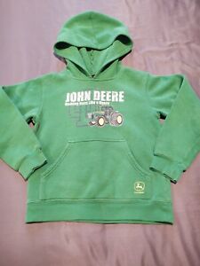 John Deere Hoodie Boys L(7) Green