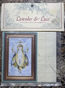 Lavender & Lace Cross Stitch Chart "Angel of Healing" L&L57 - Picture 1 of 7