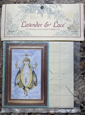 Lavender & Lace Cross Stitch Chart "Angel of Healing" L&L57 - Image 1 of 4