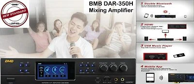 Amplificador Mezcla Karaoke 2 Canales BMB DAR-350H 700W con HDMI y Bluetooth Foto 1 de 4