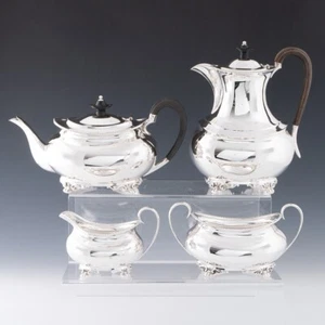 Four Piece Victorian Silver Tea Set Sheffield 1895 - Picture 1 of 22
