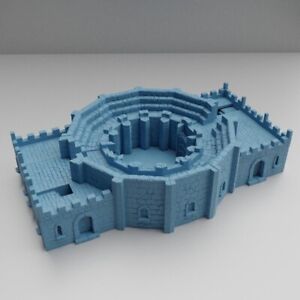 Large Arena Building Terrain 28mm 32mm D&D | Pathfinder | Tabletop | 3D Printed