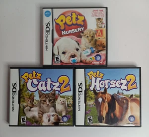 Petz Nintendo DS Spiele: Petz Nursery - Petz Catz 2 - Petz Horsez 2 - alle komplett - Bild 1 von 3