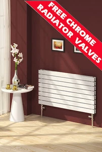 RADIADORES DE DISEÑO REINA RIONE, RADIADORES HORIZONTALES DOBLE/MONO PANEL BLANCO - Imagen 1 de 4
