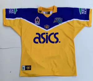 Vintage PARRAMATTA EELS ASICS Mens Home 2002 NRL Rugby League Jersey ARL NSWRL - Picture 1 of 13