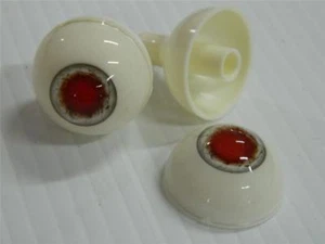 Realistic Acrylic Eyes for Halloween PROPS, MASKS, DOLLS (Horror Halo Snow 26mm) - Picture 1 of 1