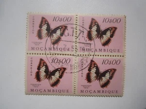 1953 MOZAMBIQUE BUTTERFLIES BLOCK - Picture 1 of 1