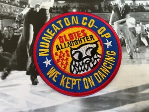 NORTHERN SOUL : NUNEATON CO-OP OLDIES - Embroidered Iron Sew On Patch Badge - Picture 1 of 3