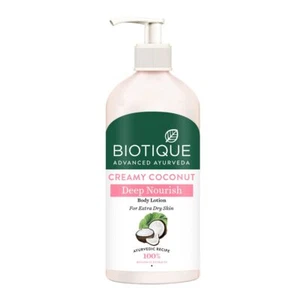 Biotique Creamy Coconut Deep Nourish Body lotion Choose Size - Picture 1 of 5