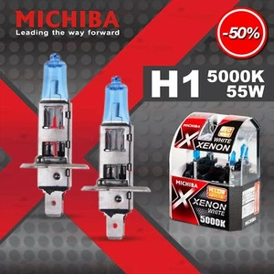 2er H1 448 12V 55W MICHIBA 5000K XENON White Weiß Scheinwerfer Halogen Lampen - Picture 1 of 10
