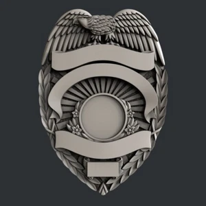 3D STL Modelle für CNC, Artcam, Aspire, Relief Abzeichen B5 - Bild 1 von 4