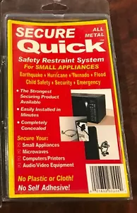 Secure Quick Erdbeben-Rückhalteset für kleine Geräte Tornado Sicherheitszurren - Bild 1 von 2
