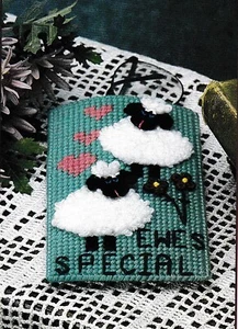 Estuche para gafas de cordero - 4-1/8" x 7-1/8" - 7 unidades - Patrón de lona de plástico SOLO - Imagen 1 de 2