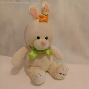 Gund Godiva Elfenbein Plüschtier 2010 Kaninchen Hase Stofftier 046819 rosa Nase Elfenbein - Bild 1 von 9