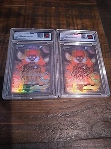 Brian Donovan signierte Naruto Karte Rock Lee Pokemon Custom Card Custom Slabbed - Bild 1 von 1